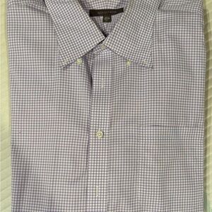 Nordstrom Lavender Gingham Men's Dress Shirt
